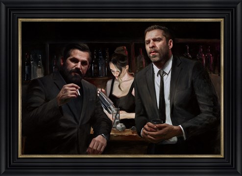 Tension Building by Vincent Kamp - Framed Limited Edition Canvas on Board