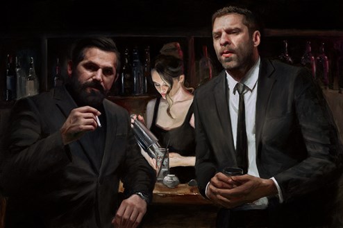 Tension Building by Vincent Kamp - Limited Edition Canvas on Board
